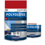 Polygloss 751 Flame Red (750ml) Χρώμα Πολυουρεθάνης Κόκκινο