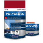 Polygloss 752 Ruby Red (750ml) Χρώμα Πολυουρεθάνης Σκούρο Κόκκινο