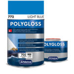 Polygloss 772 Light Blue A+B (750ml) Χρώμα Πολυουρεθάνης Ανοιχτό Μπλε